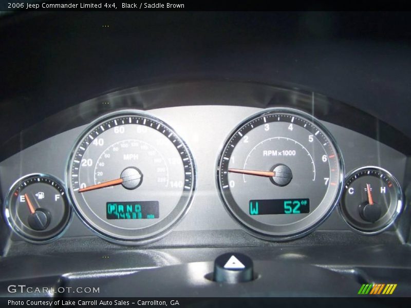 Black / Saddle Brown 2006 Jeep Commander Limited 4x4