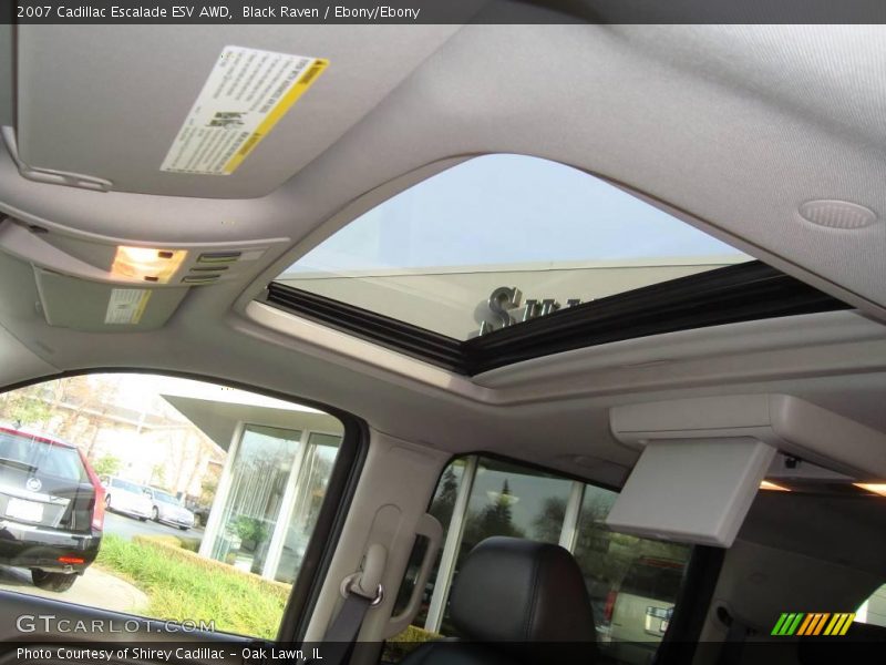 Black Raven / Ebony/Ebony 2007 Cadillac Escalade ESV AWD