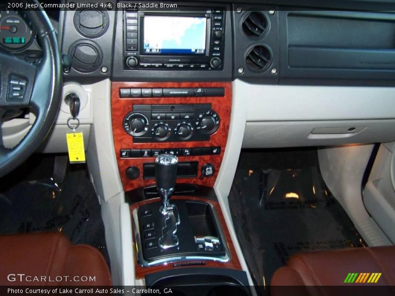 Black / Saddle Brown 2006 Jeep Commander Limited 4x4