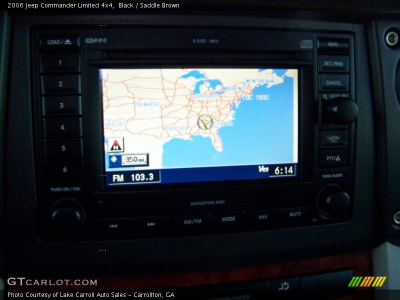 Black / Saddle Brown 2006 Jeep Commander Limited 4x4