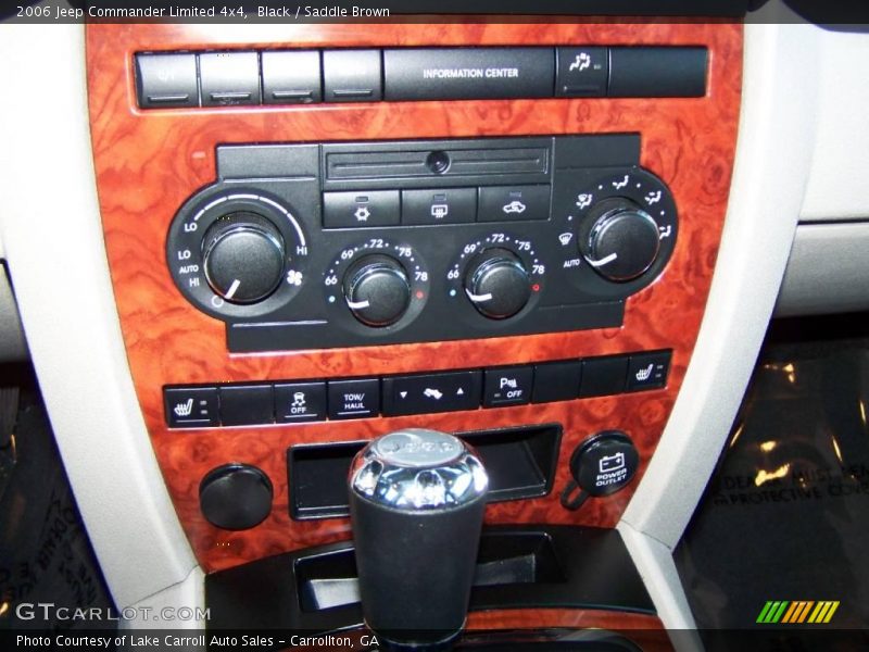 Black / Saddle Brown 2006 Jeep Commander Limited 4x4
