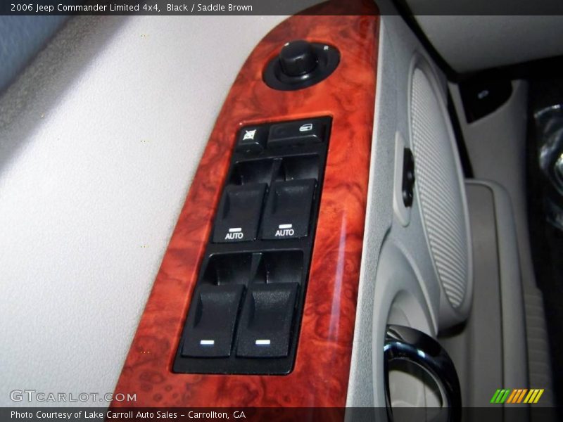 Black / Saddle Brown 2006 Jeep Commander Limited 4x4