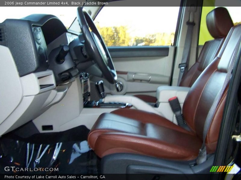 Black / Saddle Brown 2006 Jeep Commander Limited 4x4