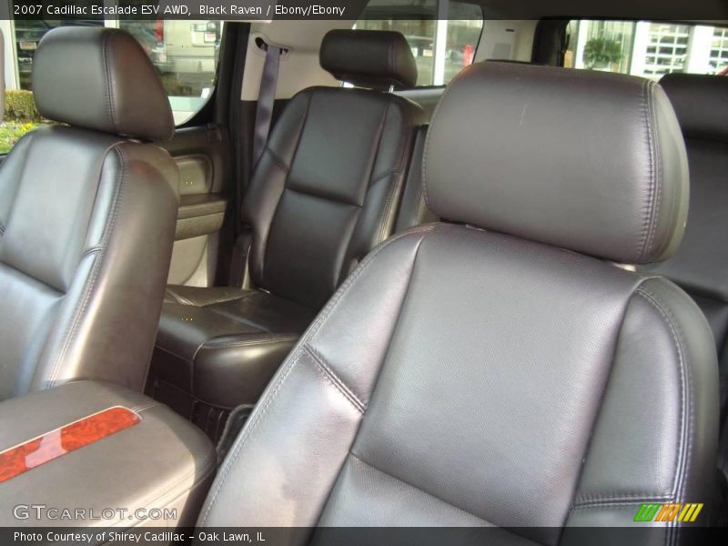 Black Raven / Ebony/Ebony 2007 Cadillac Escalade ESV AWD