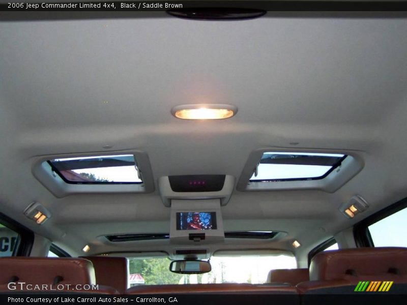 Black / Saddle Brown 2006 Jeep Commander Limited 4x4