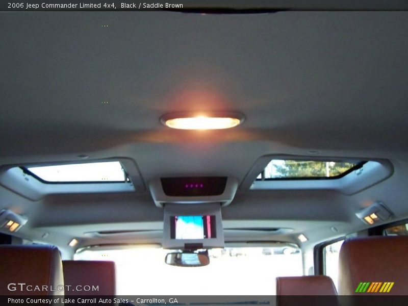 Black / Saddle Brown 2006 Jeep Commander Limited 4x4