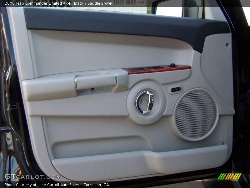 Black / Saddle Brown 2006 Jeep Commander Limited 4x4