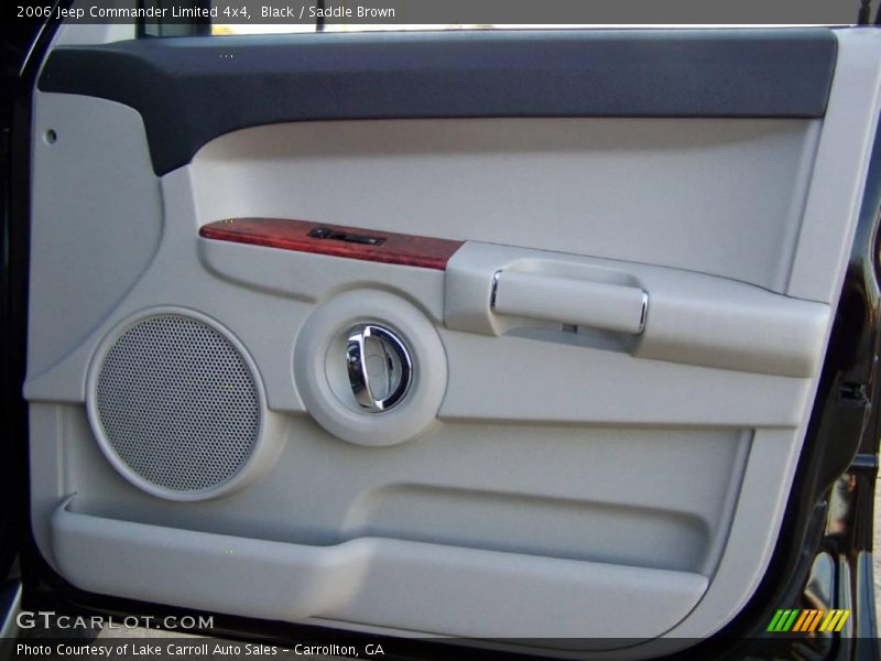 Black / Saddle Brown 2006 Jeep Commander Limited 4x4