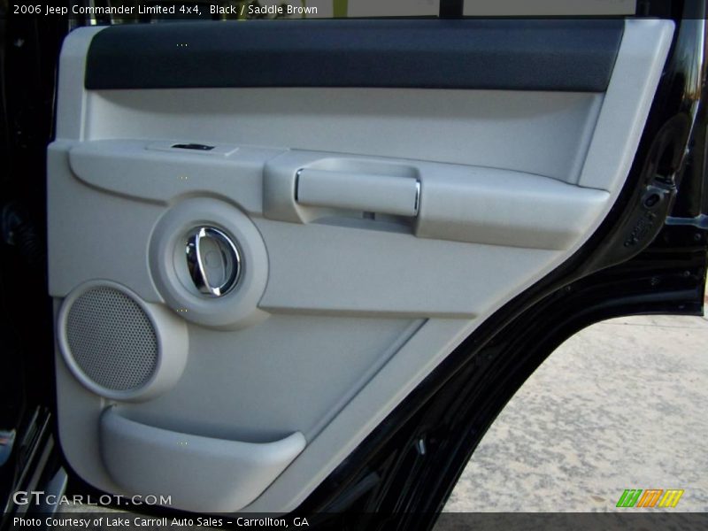 Black / Saddle Brown 2006 Jeep Commander Limited 4x4