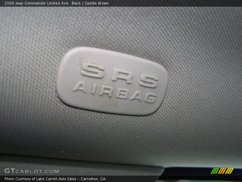 Black / Saddle Brown 2006 Jeep Commander Limited 4x4