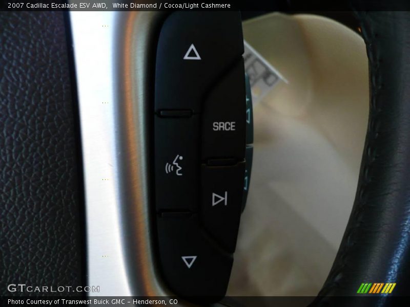 White Diamond / Cocoa/Light Cashmere 2007 Cadillac Escalade ESV AWD