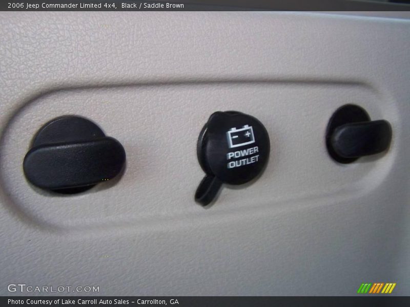 Black / Saddle Brown 2006 Jeep Commander Limited 4x4