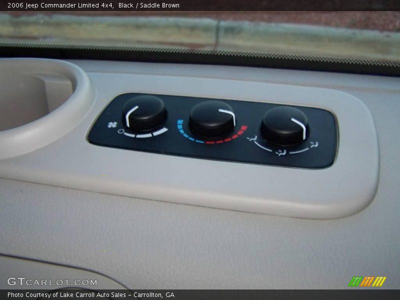 Black / Saddle Brown 2006 Jeep Commander Limited 4x4