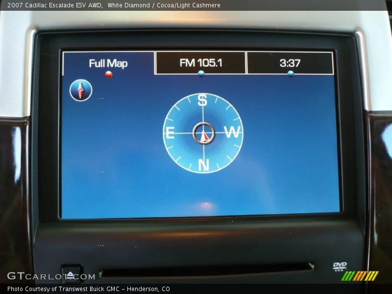 White Diamond / Cocoa/Light Cashmere 2007 Cadillac Escalade ESV AWD