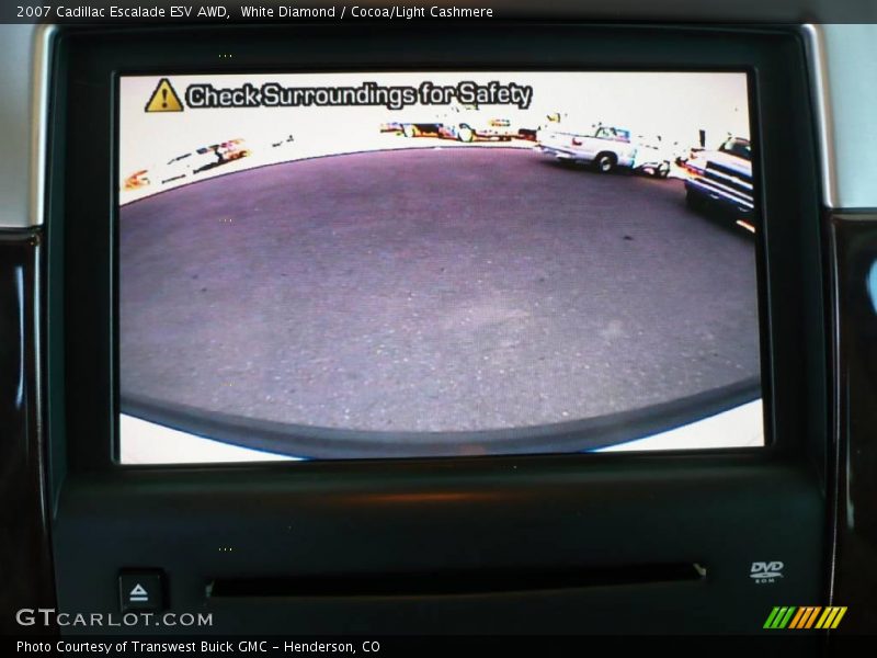 White Diamond / Cocoa/Light Cashmere 2007 Cadillac Escalade ESV AWD