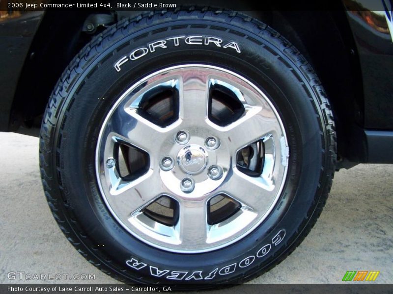 Black / Saddle Brown 2006 Jeep Commander Limited 4x4