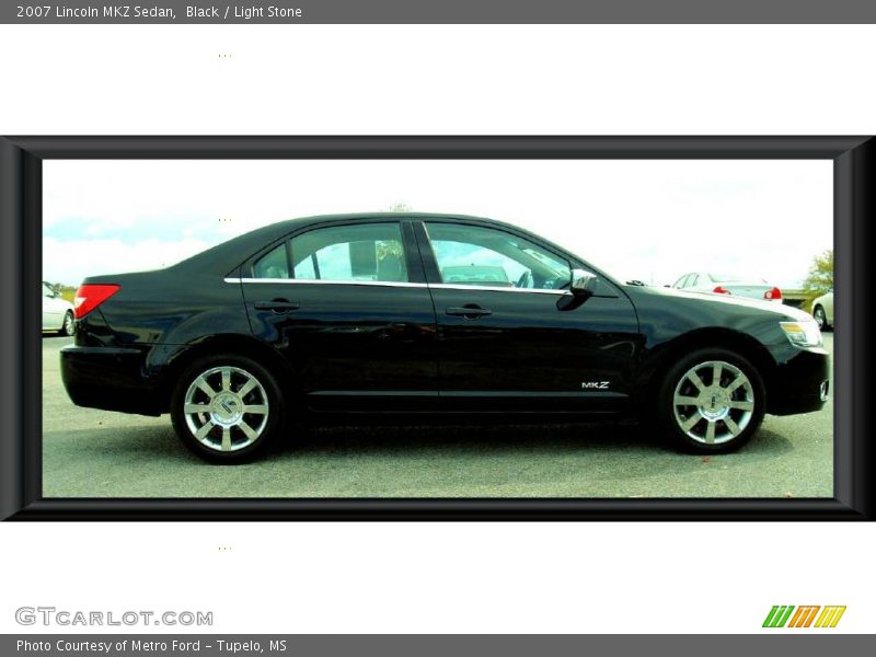 Black / Light Stone 2007 Lincoln MKZ Sedan