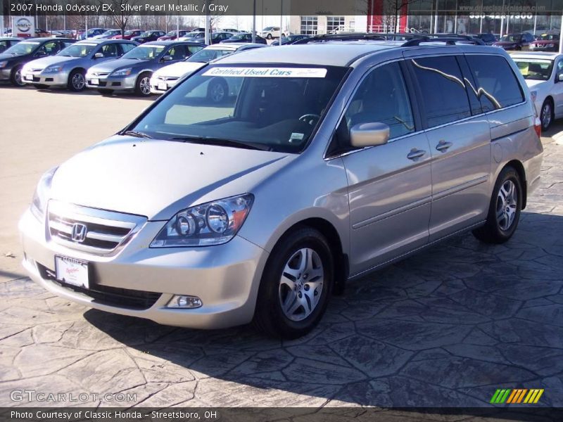 Silver Pearl Metallic / Gray 2007 Honda Odyssey EX