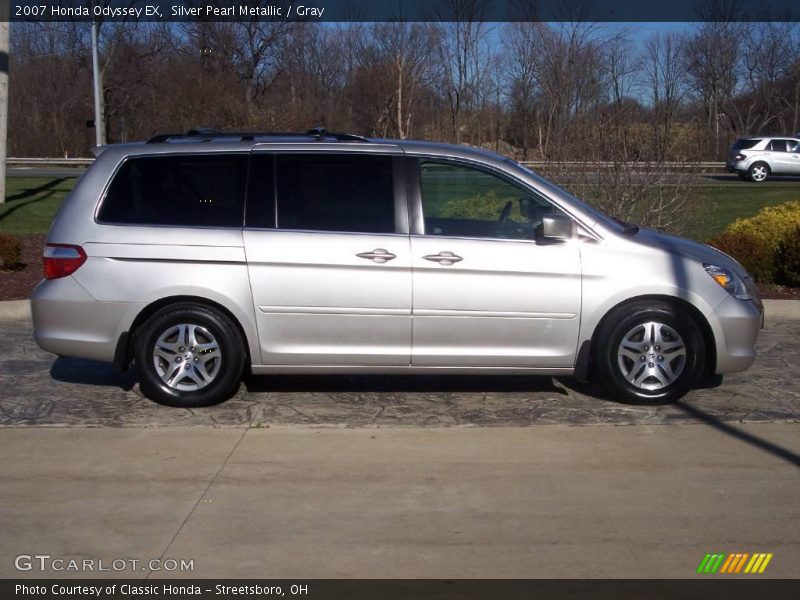 Silver Pearl Metallic / Gray 2007 Honda Odyssey EX