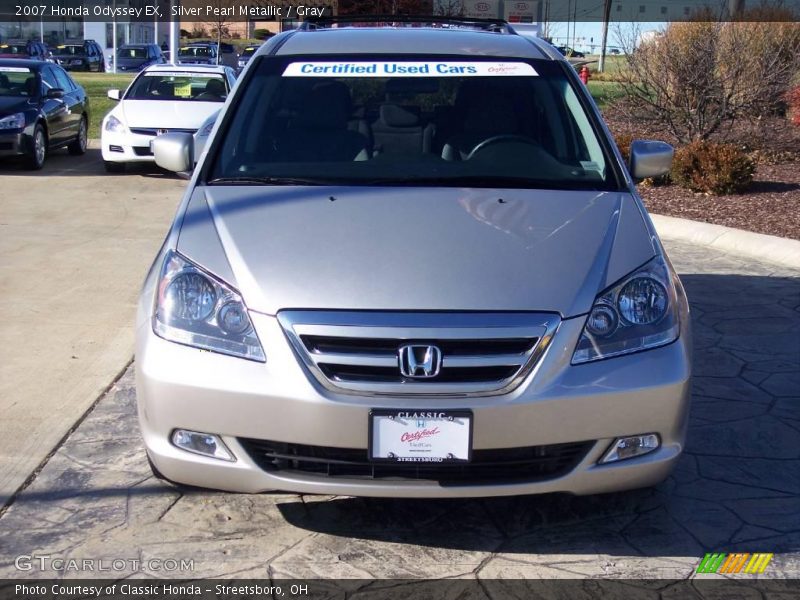 Silver Pearl Metallic / Gray 2007 Honda Odyssey EX