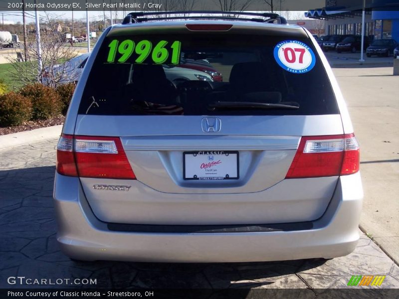Silver Pearl Metallic / Gray 2007 Honda Odyssey EX