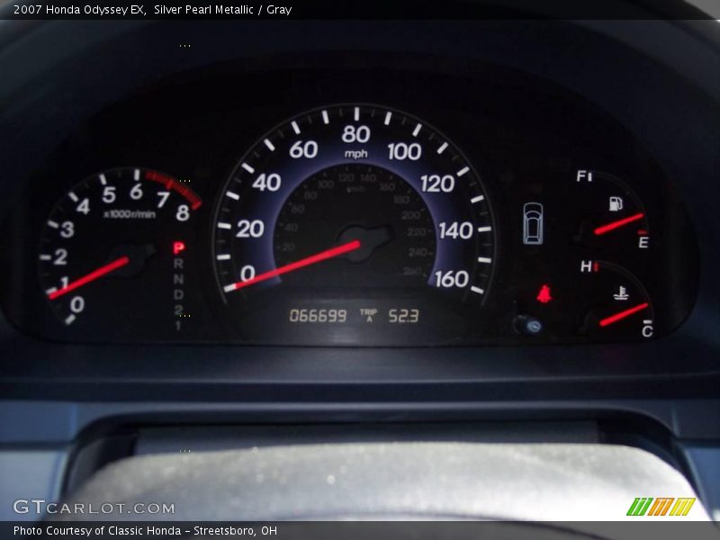 Silver Pearl Metallic / Gray 2007 Honda Odyssey EX