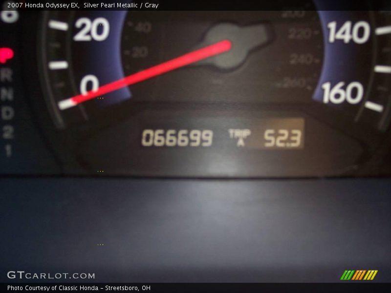 Silver Pearl Metallic / Gray 2007 Honda Odyssey EX