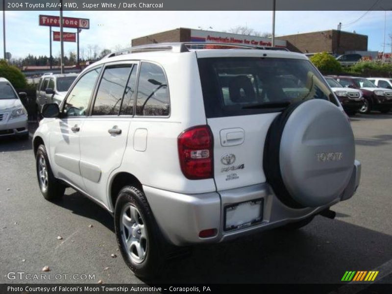 Super White / Dark Charcoal 2004 Toyota RAV4 4WD