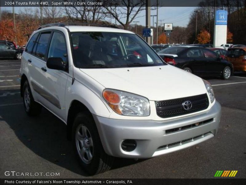 Super White / Dark Charcoal 2004 Toyota RAV4 4WD