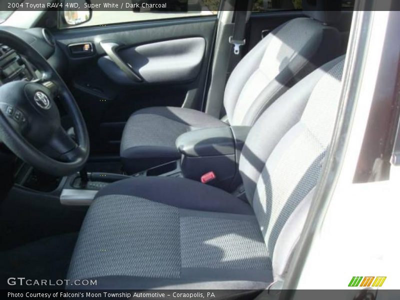 Super White / Dark Charcoal 2004 Toyota RAV4 4WD