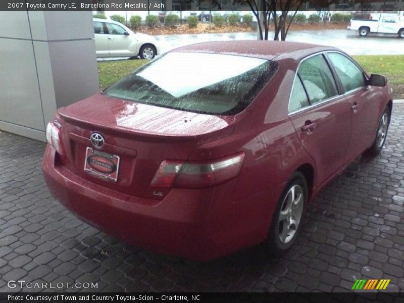 Barcelona Red Metallic / Ash 2007 Toyota Camry LE