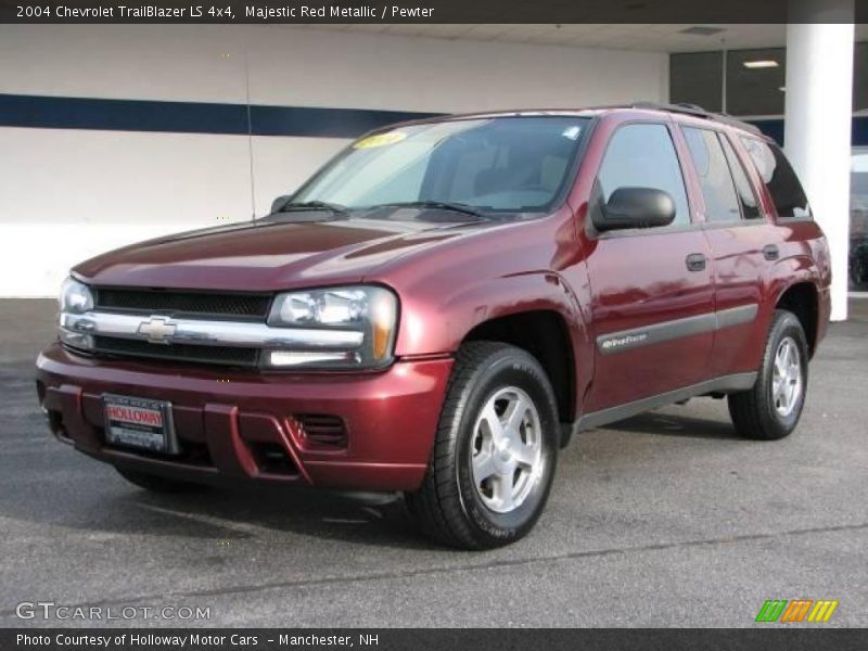 Majestic Red Metallic / Pewter 2004 Chevrolet TrailBlazer LS 4x4