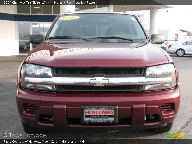 Majestic Red Metallic / Pewter 2004 Chevrolet TrailBlazer LS 4x4