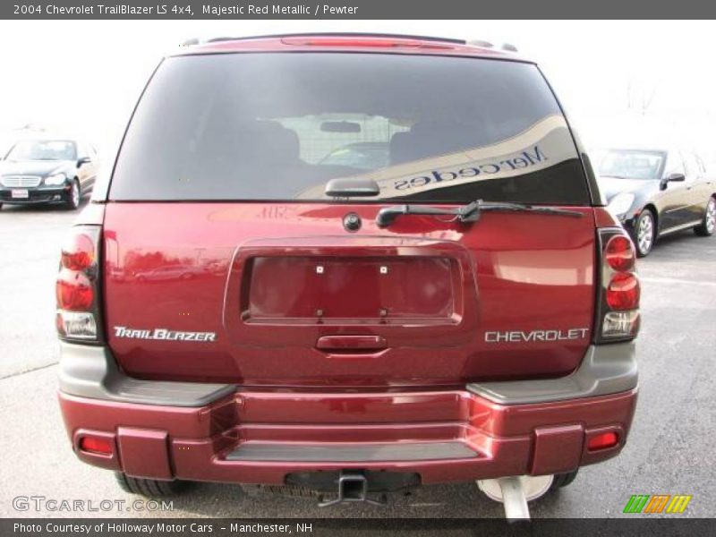 Majestic Red Metallic / Pewter 2004 Chevrolet TrailBlazer LS 4x4