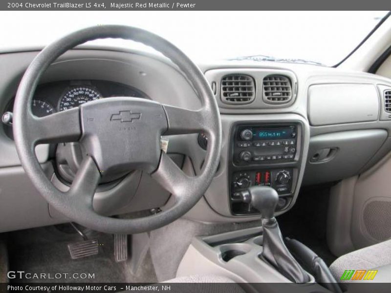 Majestic Red Metallic / Pewter 2004 Chevrolet TrailBlazer LS 4x4
