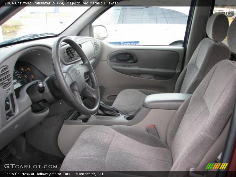 Majestic Red Metallic / Pewter 2004 Chevrolet TrailBlazer LS 4x4