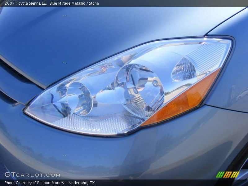 Blue Mirage Metallic / Stone 2007 Toyota Sienna LE