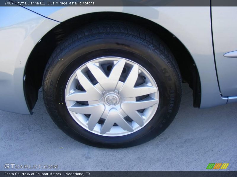 Blue Mirage Metallic / Stone 2007 Toyota Sienna LE