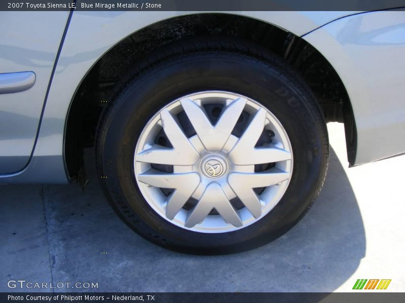 Blue Mirage Metallic / Stone 2007 Toyota Sienna LE