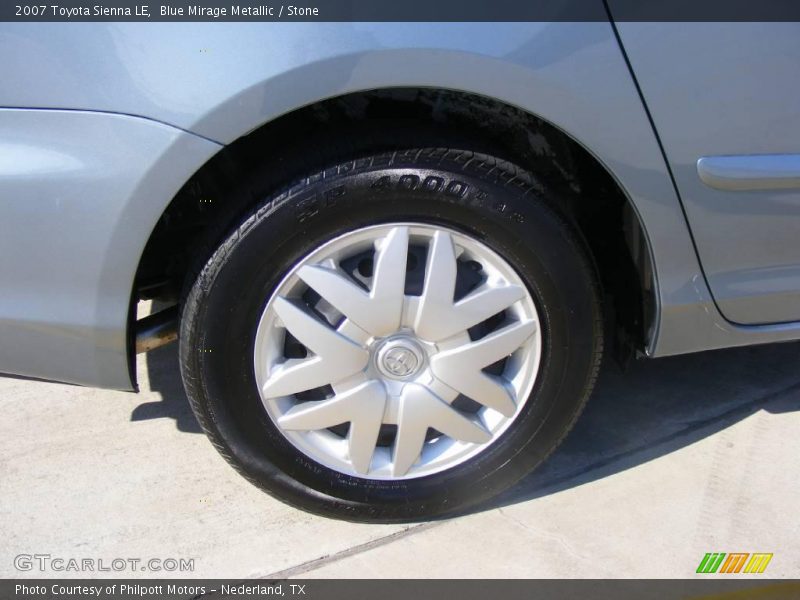 Blue Mirage Metallic / Stone 2007 Toyota Sienna LE