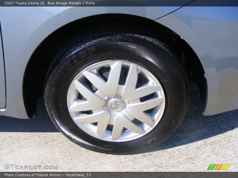 Blue Mirage Metallic / Stone 2007 Toyota Sienna LE