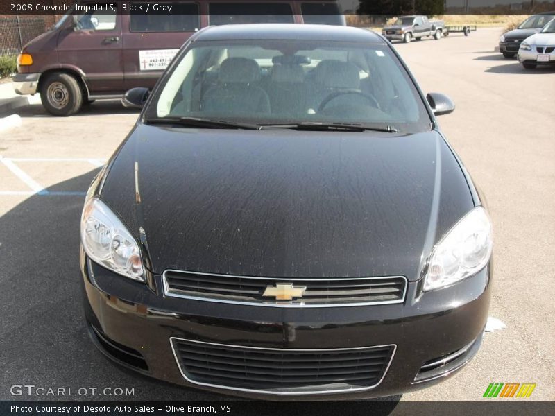 Black / Gray 2008 Chevrolet Impala LS