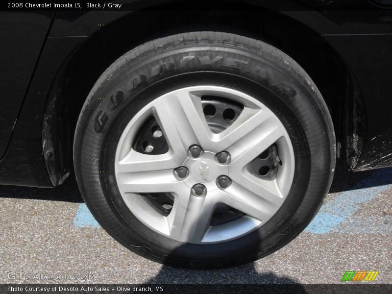Black / Gray 2008 Chevrolet Impala LS