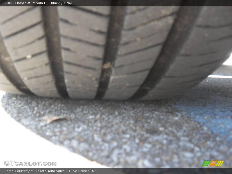 Black / Gray 2008 Chevrolet Impala LS