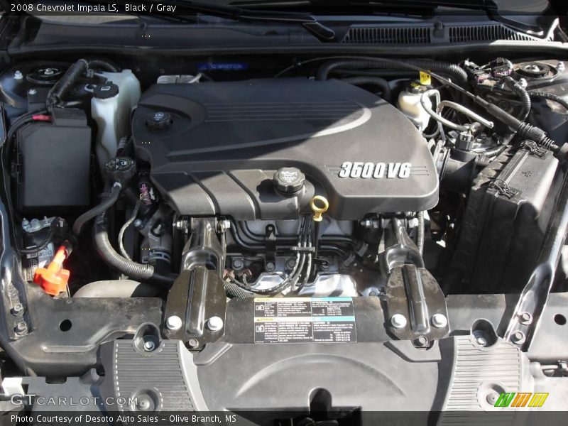 Black / Gray 2008 Chevrolet Impala LS