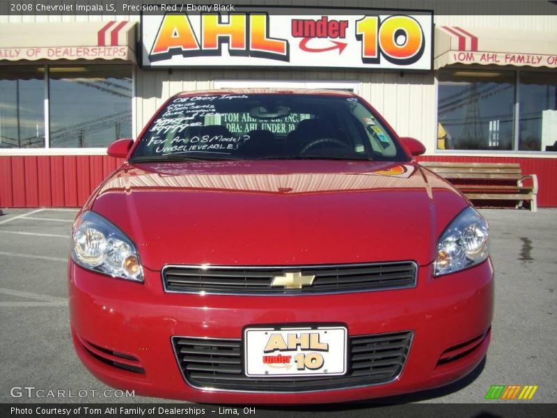 Precision Red / Ebony Black 2008 Chevrolet Impala LS