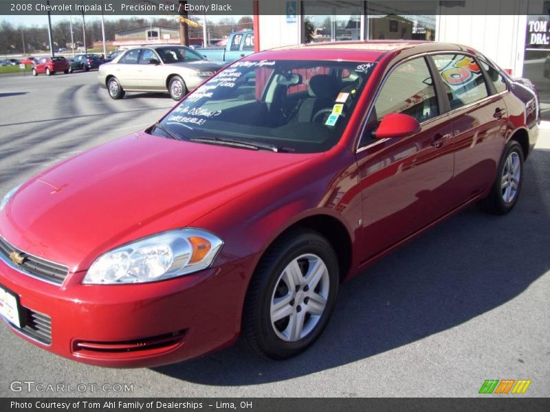Precision Red / Ebony Black 2008 Chevrolet Impala LS