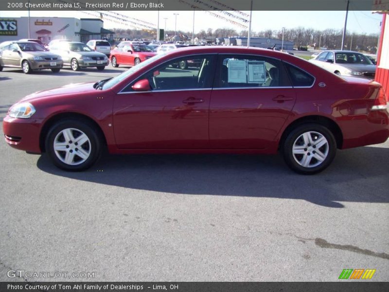 Precision Red / Ebony Black 2008 Chevrolet Impala LS
