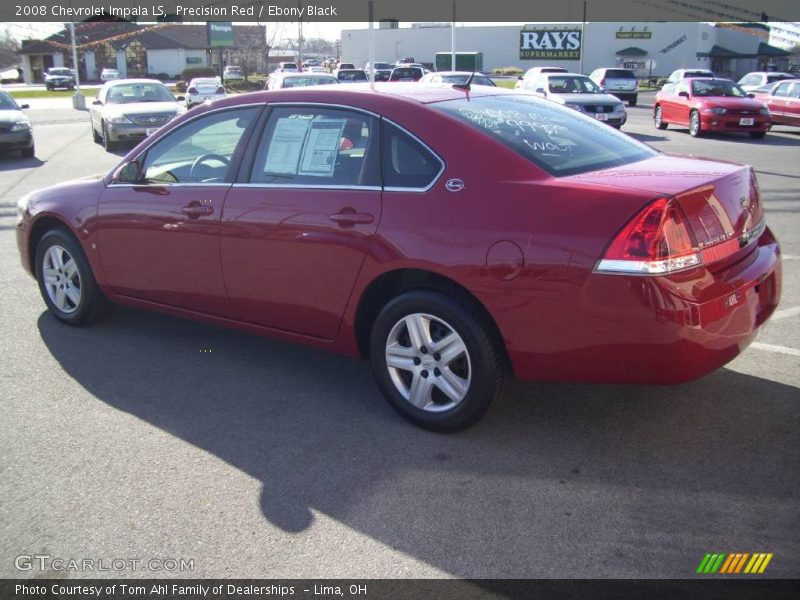 Precision Red / Ebony Black 2008 Chevrolet Impala LS