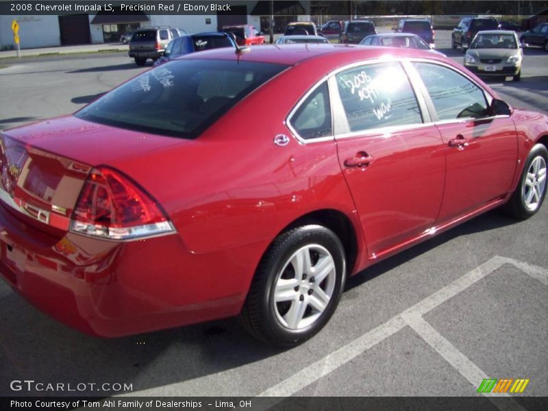 Precision Red / Ebony Black 2008 Chevrolet Impala LS